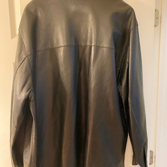 NWT. Andrew Marc men’s XXL coat. Vintage 1990s. Beautiful black calfskin. - Picture 4 of 14